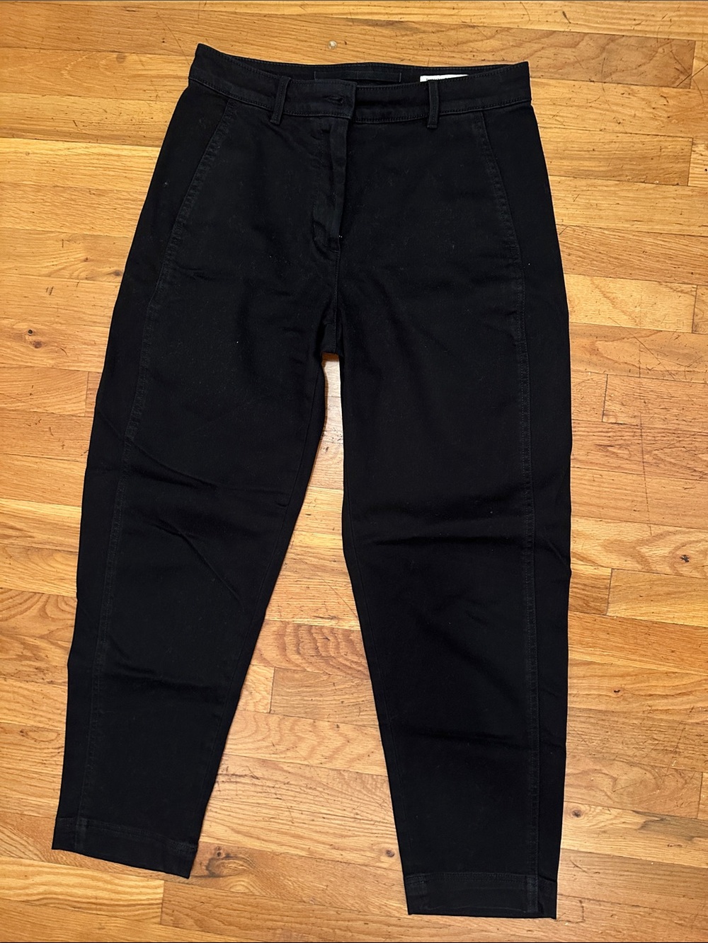 Women’s Slightly Barrel Black Casual Pants